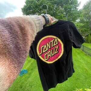 Santa Cruz Skateboard shirt classic dot black